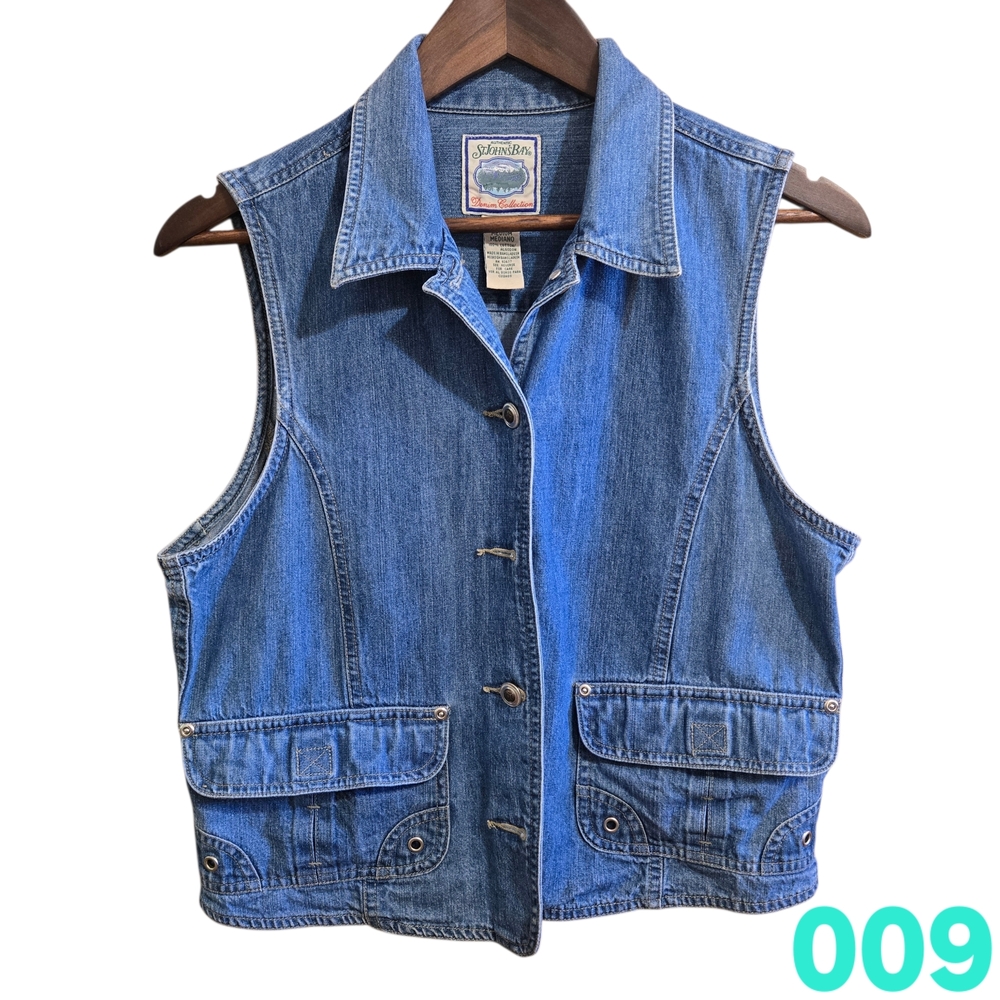 St. John's Bay Denim Collection Vest‎ SZ Medium
